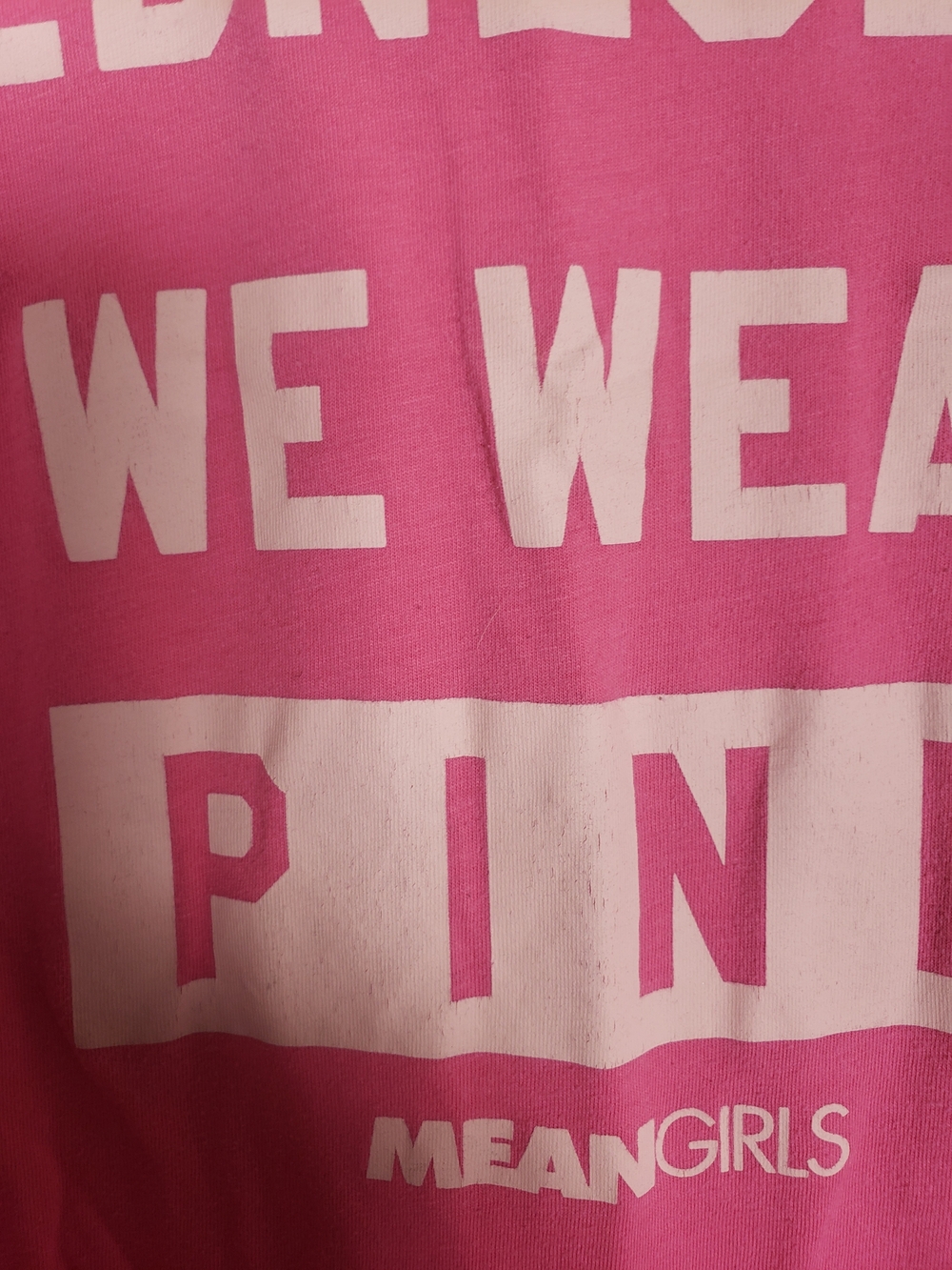 Hybrid Apparel Bright Pink Mean Girls Tshirt